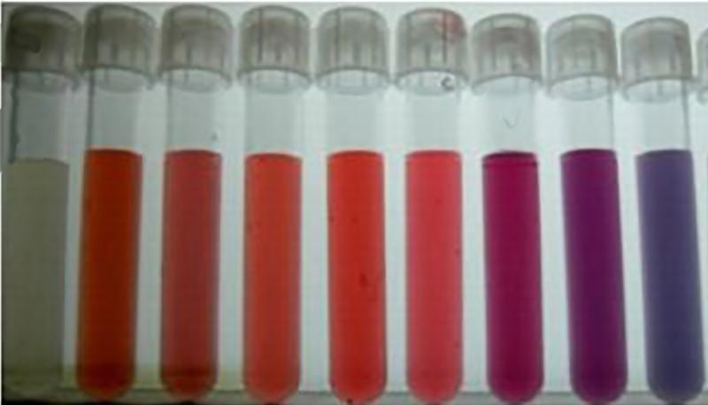 Color in Colloids depends on which chemical are used.