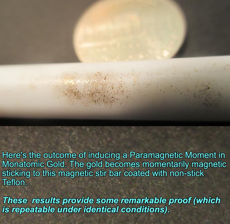 A paramagnetic Moment of Monatomic AU