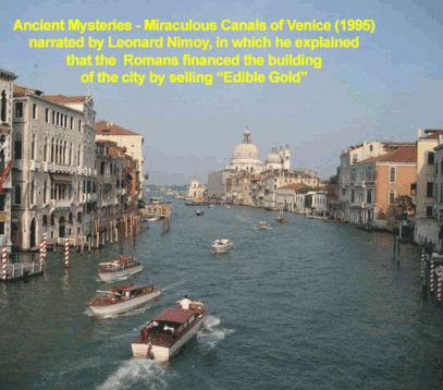 Edible Gold was sold  ages age to buildVenice