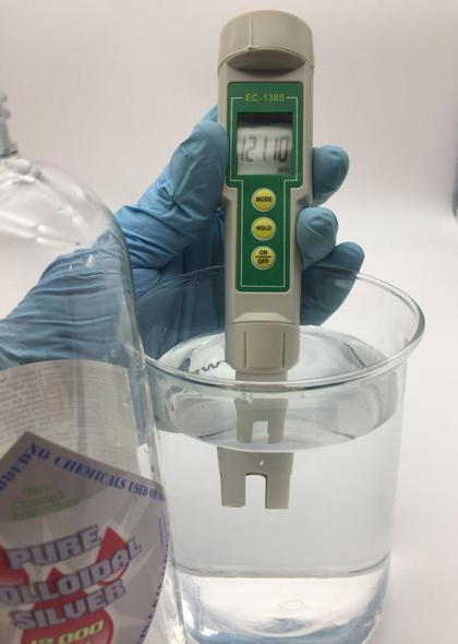 TDS Meter Measures High PPM Colloids