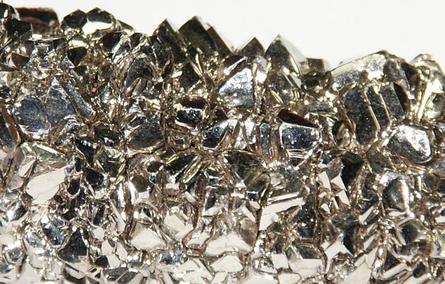 Titanium in crystalized form