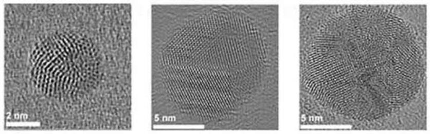 Nanoparticle Analysis show atomic particles inside the nanoparticles,  Only Major Research Institutions such as Stanford, that have Multi-Million Dollar equipment can produce 2nm particles 